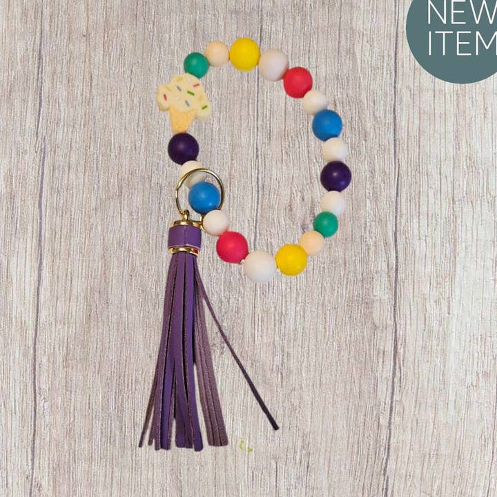 Braccialetto portachiavi colorato per gelato per la vendita all'ingrosso da parte di Riehl Simple