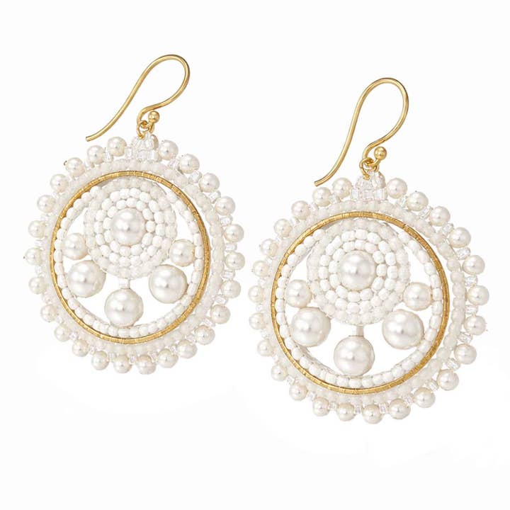 Örhänge Romina | Eleganta, handgjorda pärlörhängen för wholesale av Impala