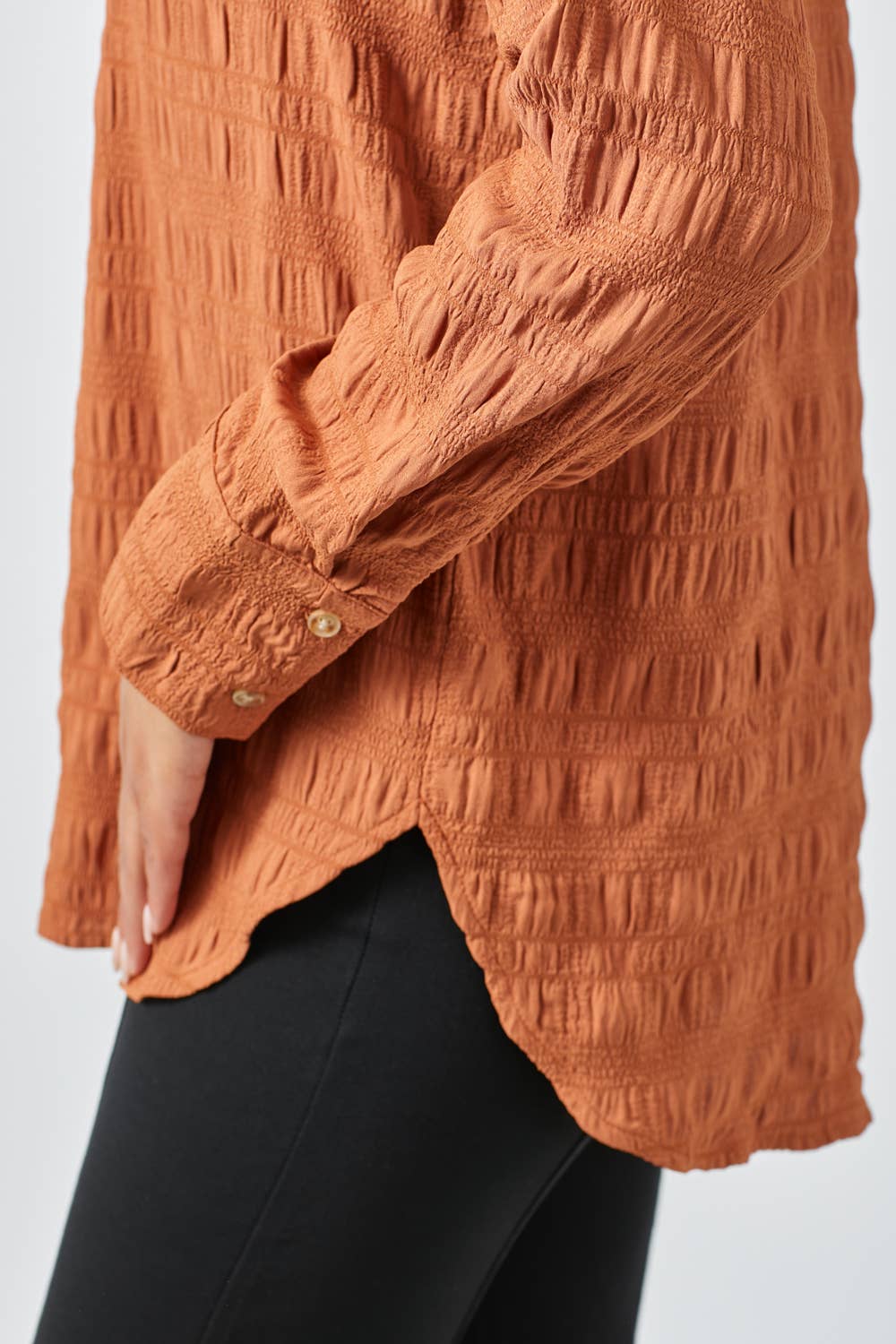 Mystree - Wholesale Button Down Shirt - Women's - 60209 Textured Button Down Shirt34