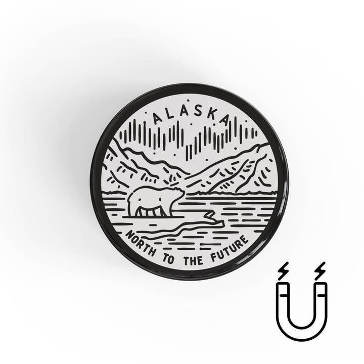 Alaska Magnet for wholesale by Albion Mercantile Co.