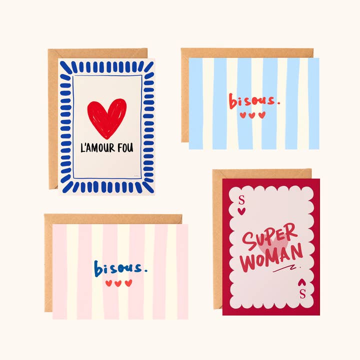 Bestsellers Card Pack – Set of 24 Cards for wholesale by Art Prints by Rio Soléy