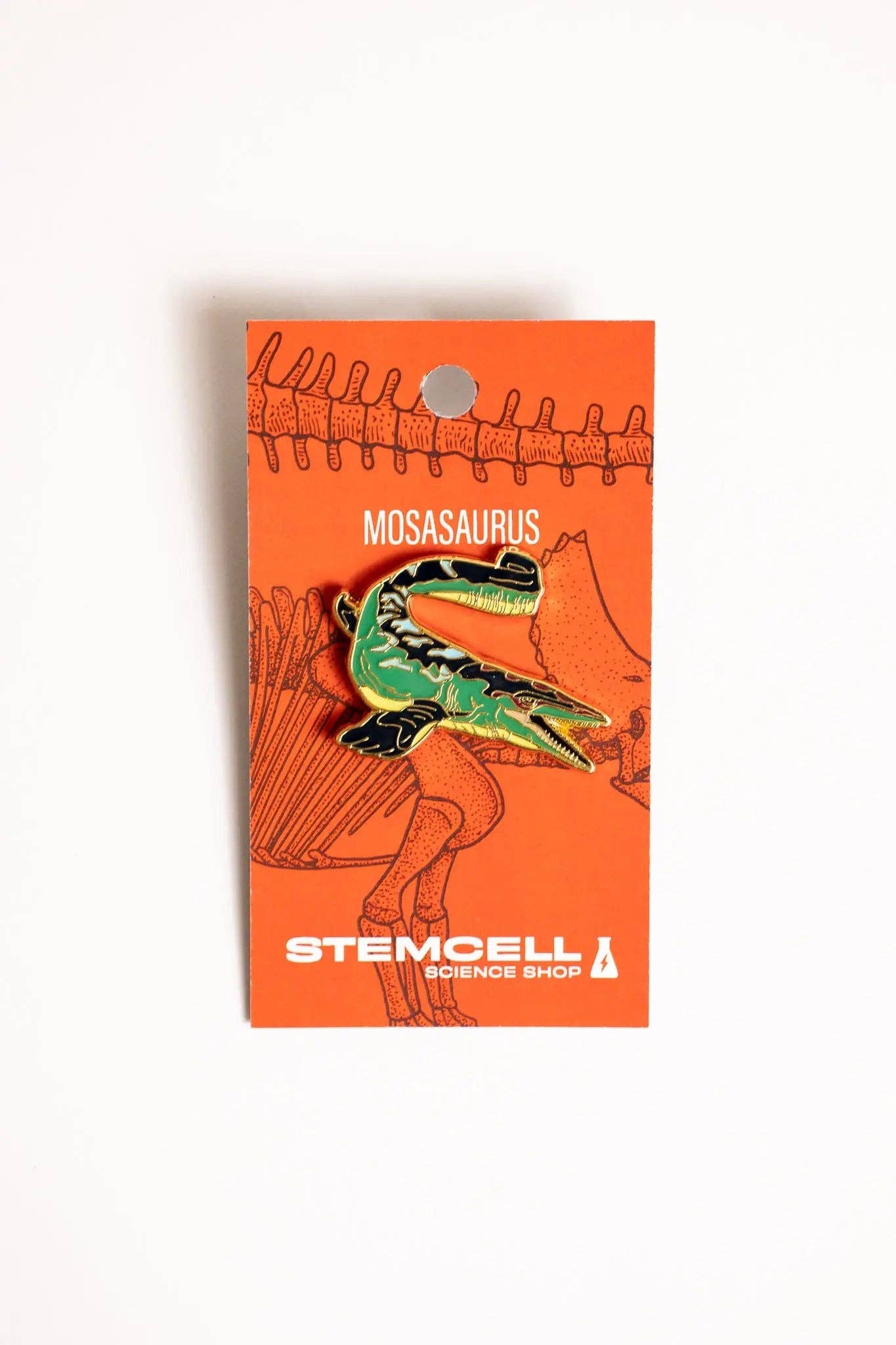 Stemcell Science Shop - Wholesale Lapel Pin/Button - Mosasaurus Enamel Pin (Mosasaurus hoffmanni)5