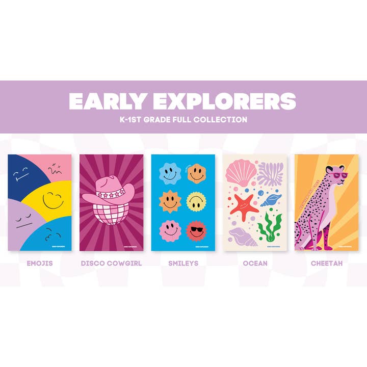 Journaux de gratitude familiale pour la maternelle et le CP - Collection complète pour la vente par Sunshine & Agape