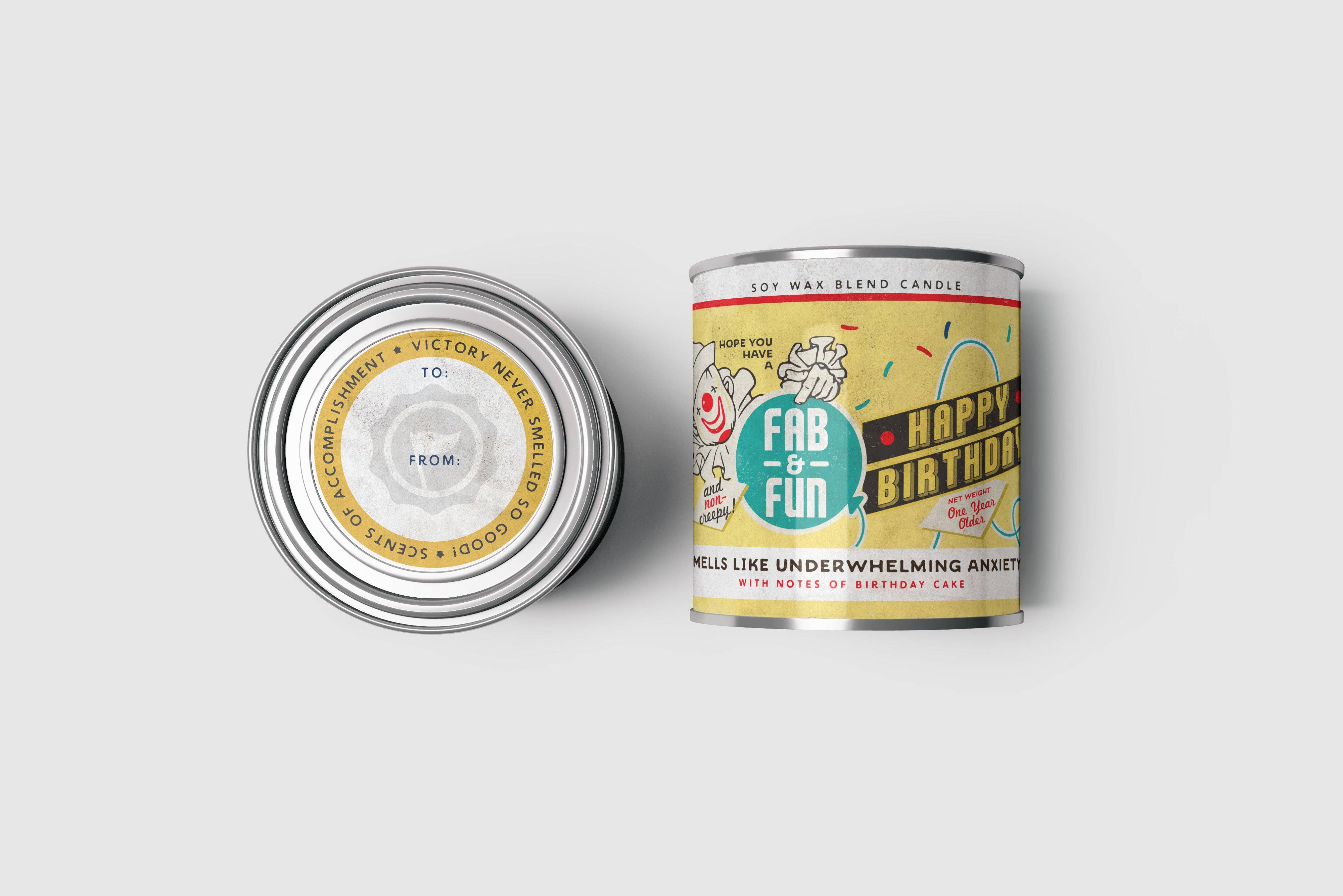 Scents of Accomplishment - Venta al por mayor Velas en tarros - Payaso de cumpleaños de 16 onzas. Vela3