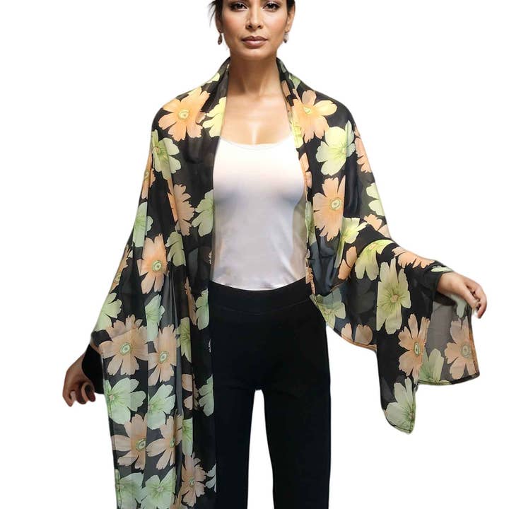 The Magic Scarf Company – wholesale Wrap – Women's – 679 - Georgette Wraps12
