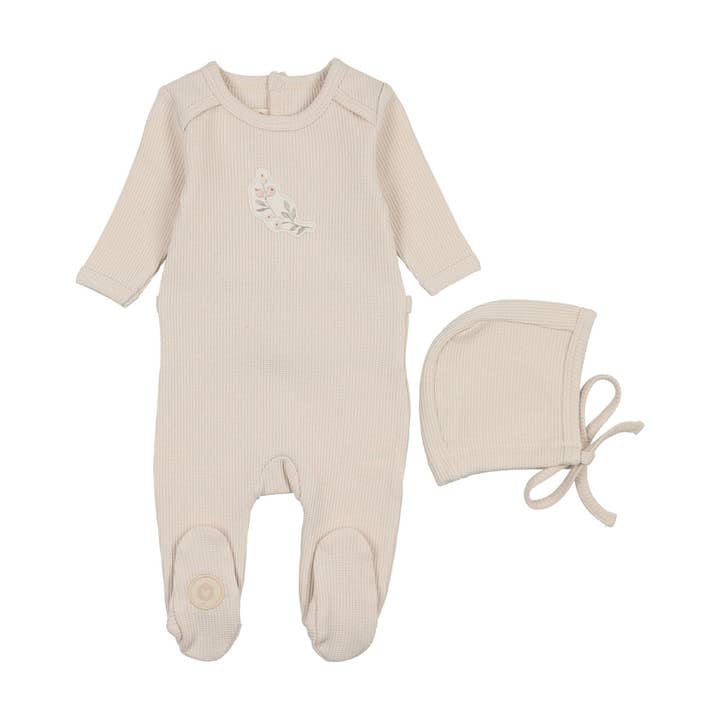 Mon Tresor Bebe - Wholesale Clothing Set - Baby - Mellow Moments Boys' Footie & Hat Set