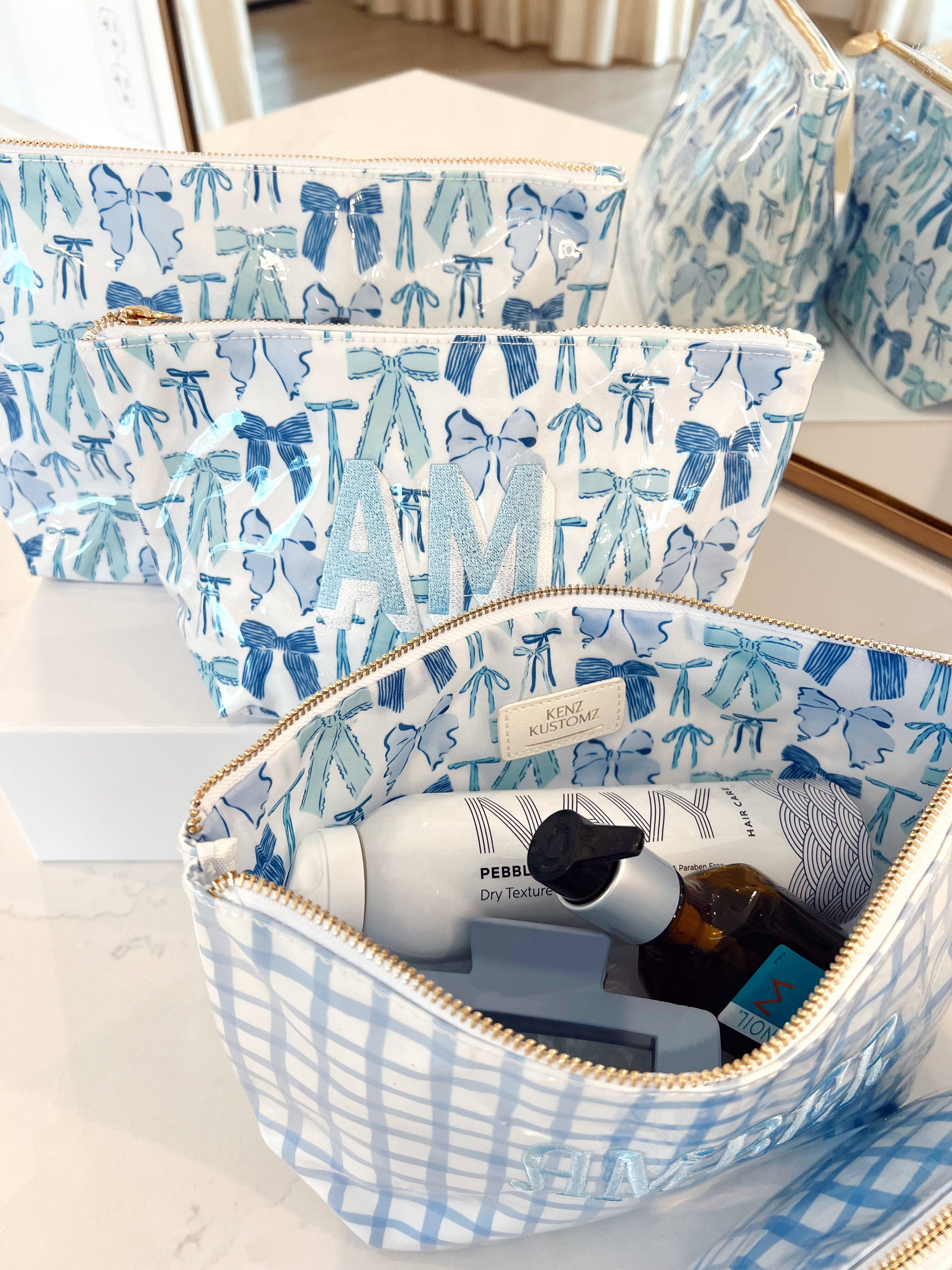 KENZKUSTOMZ - Wholesale Toiletry Bag - Women's - Clear Coat Toiletry Bags5