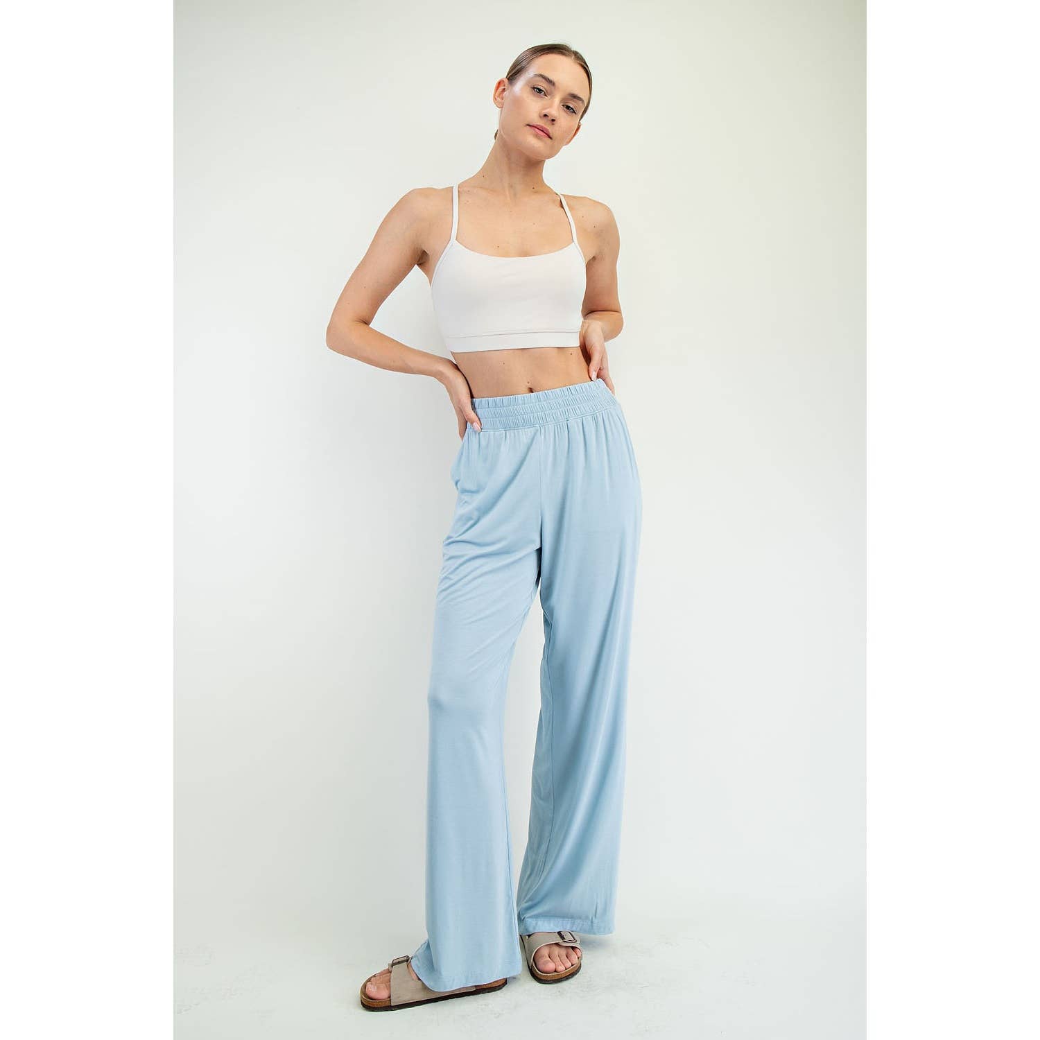Rae Mode - Wholesale Pants - Women's - VISCOSE MODAL WIDE LEG PANT48