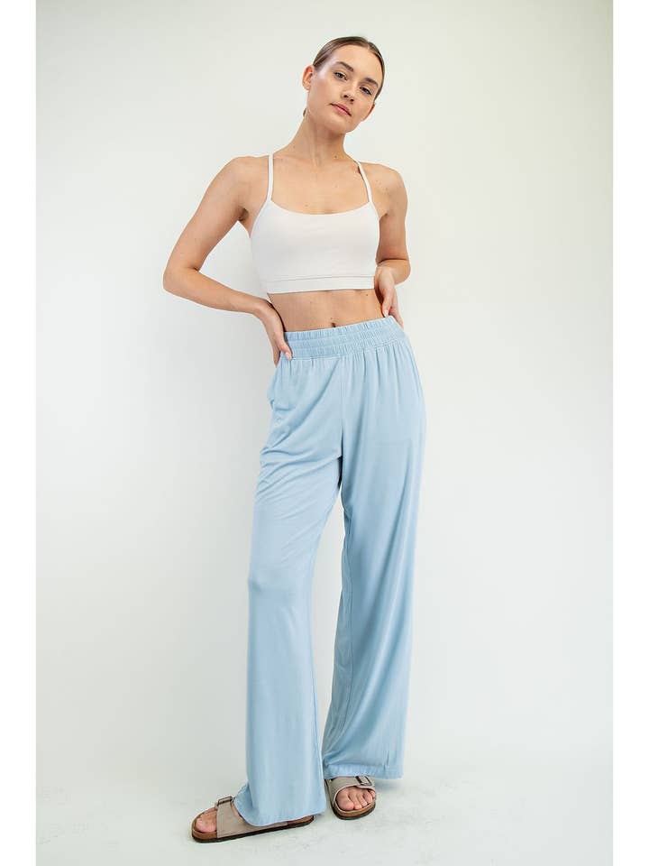 Rae Mode - Wholesale Pants - Women's - VISCOSE MODAL WIDE LEG PANT48