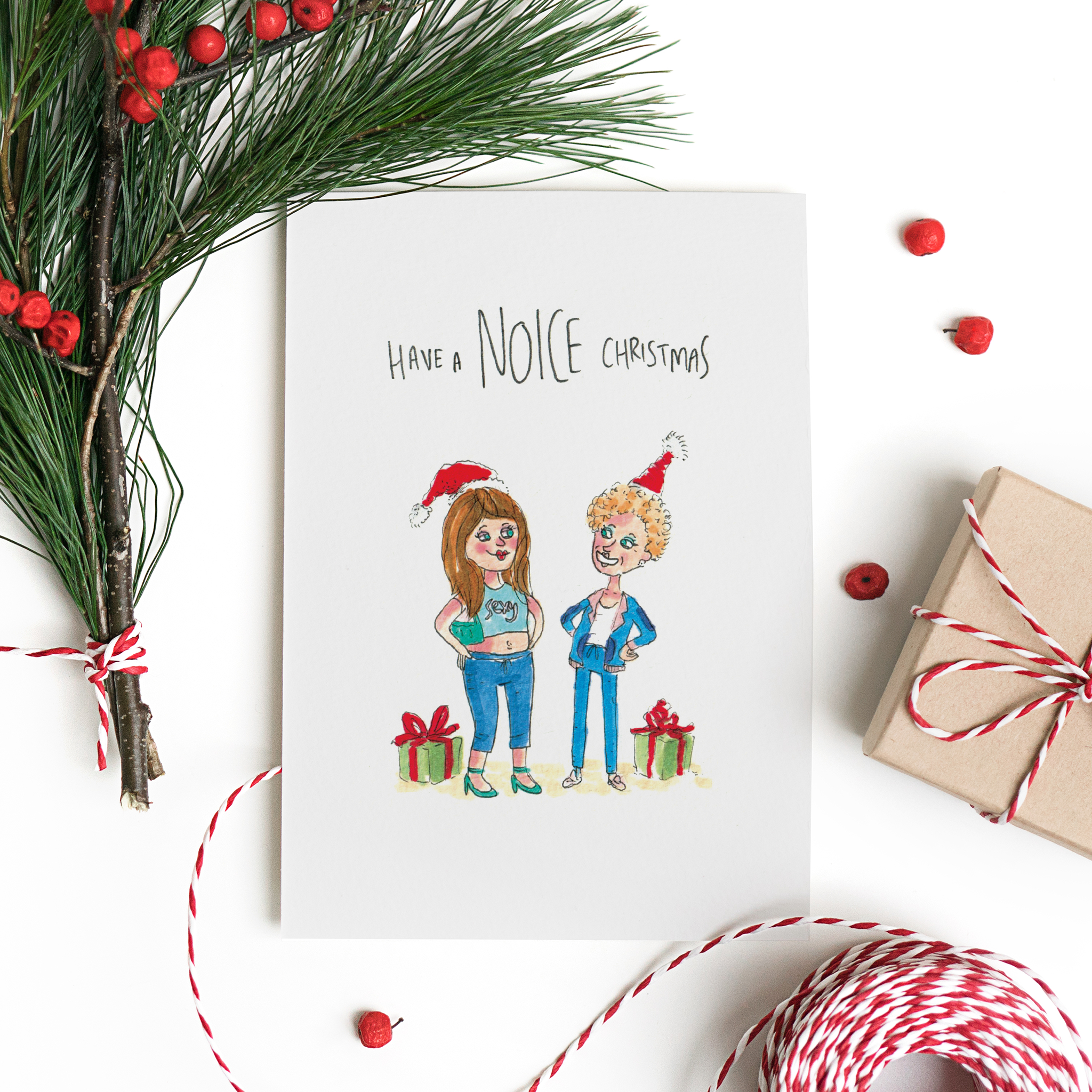 Well Drawn – Engroshandel Julekort – Hav en støjende jul2