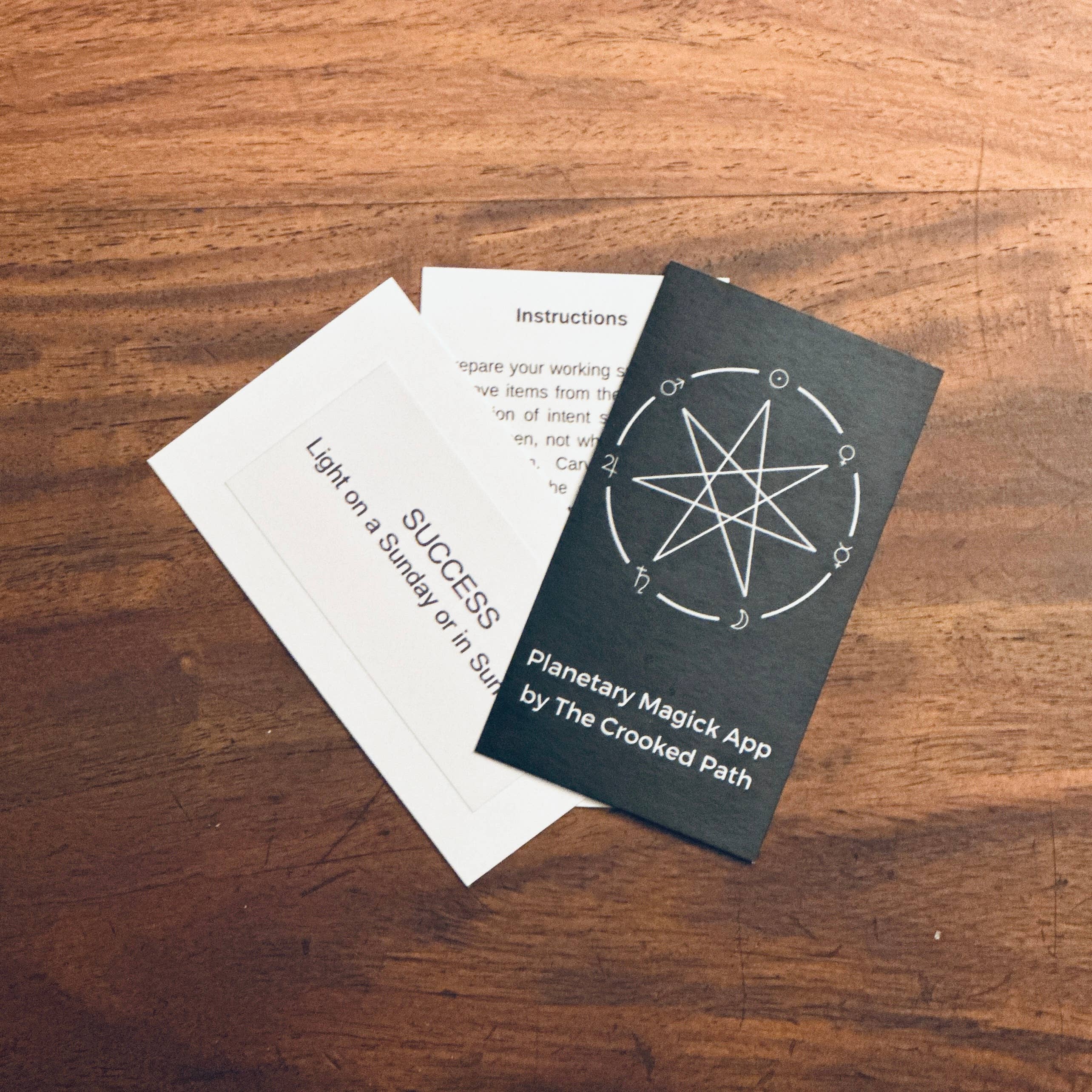 The Crooked Path - Wholesale Meditation Supplies - Success Mini Spell Kit2