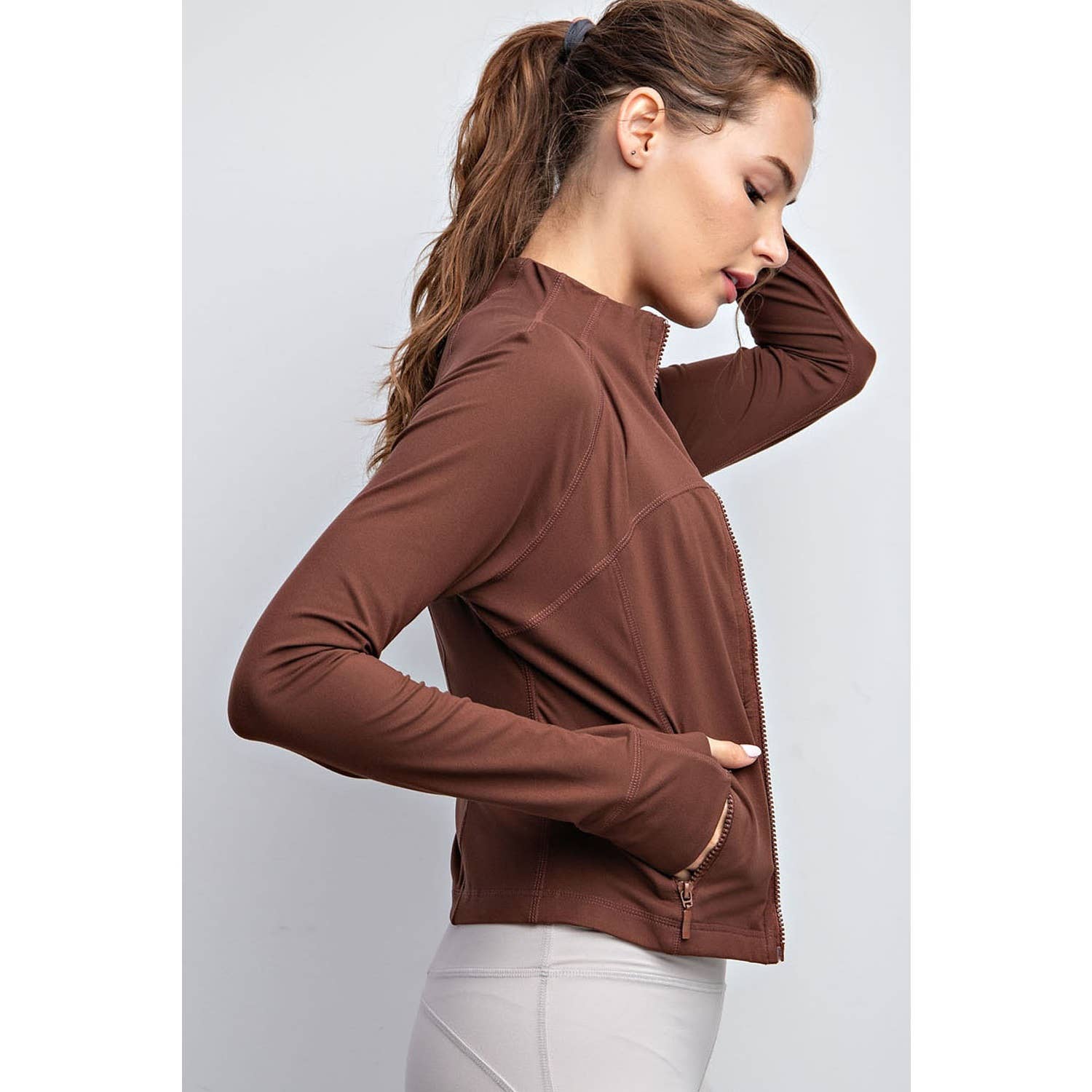 Rae Mode - Wholesale Athletic Jacket - Women's - BUTTER LONG SLEEVE CROP DEFINE JACKET18