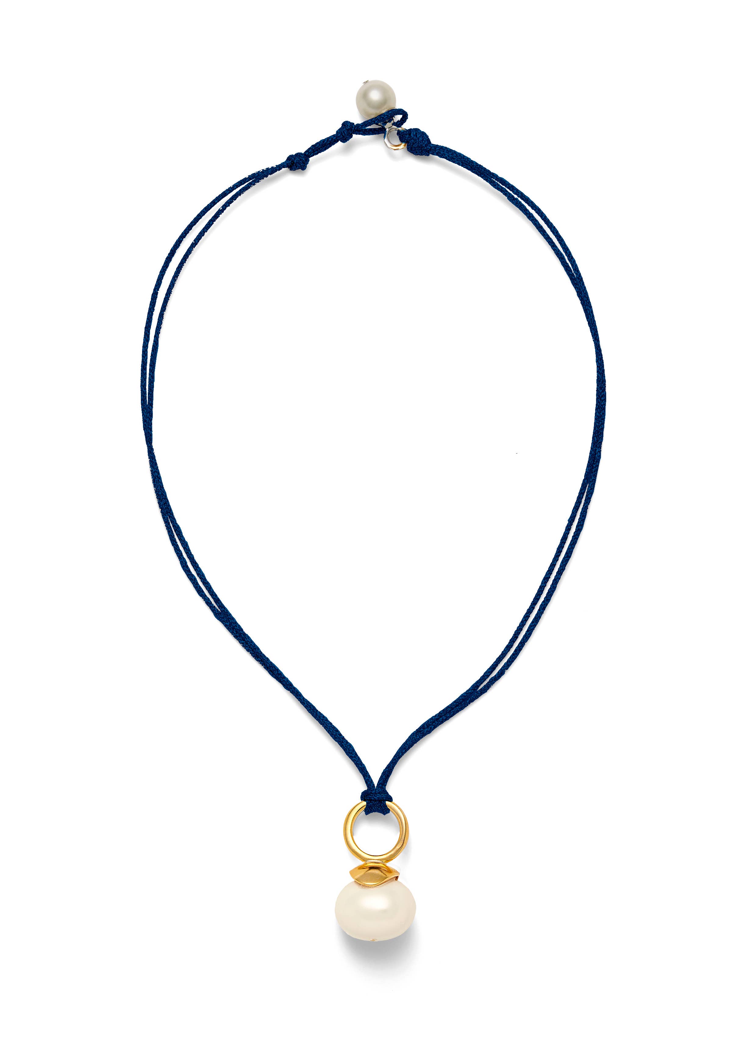 CC & Co by Catherine Canino - Wholesale Pendant/charm necklace - Pebble Pearl Cord Pendant19