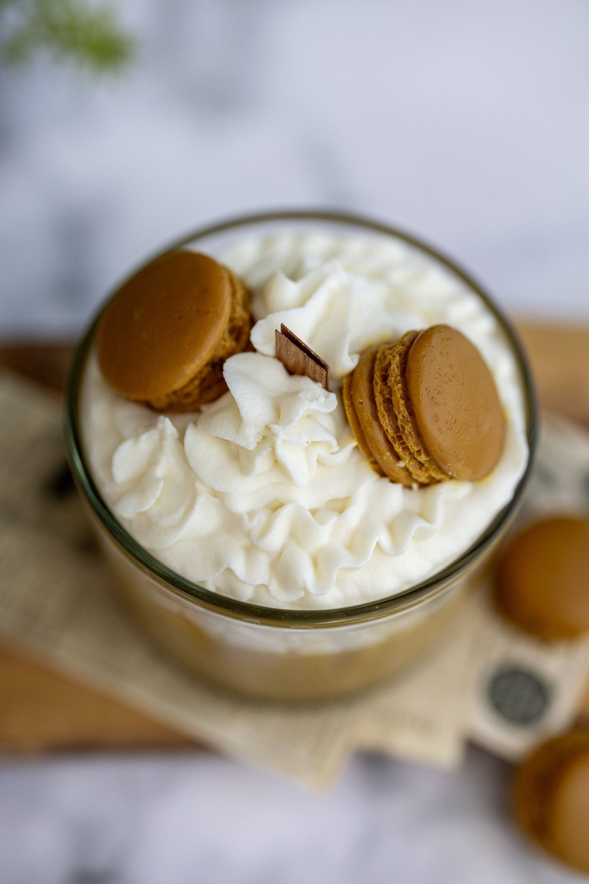 MySunshineCandless - Wholesale Novelty Candle - Espresso Scented Candle, Macaron Candle/Macaroons Candle/Whipped Candle/Dessert Candle/ Chocolate Candle/Gift for her/Macron Candle Soy Wax5