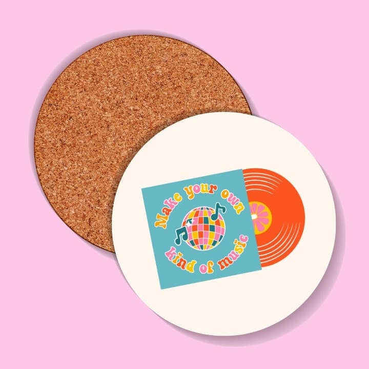 Make Your Own Kind of Music Coaster for wholesale by Sunshine Lane
