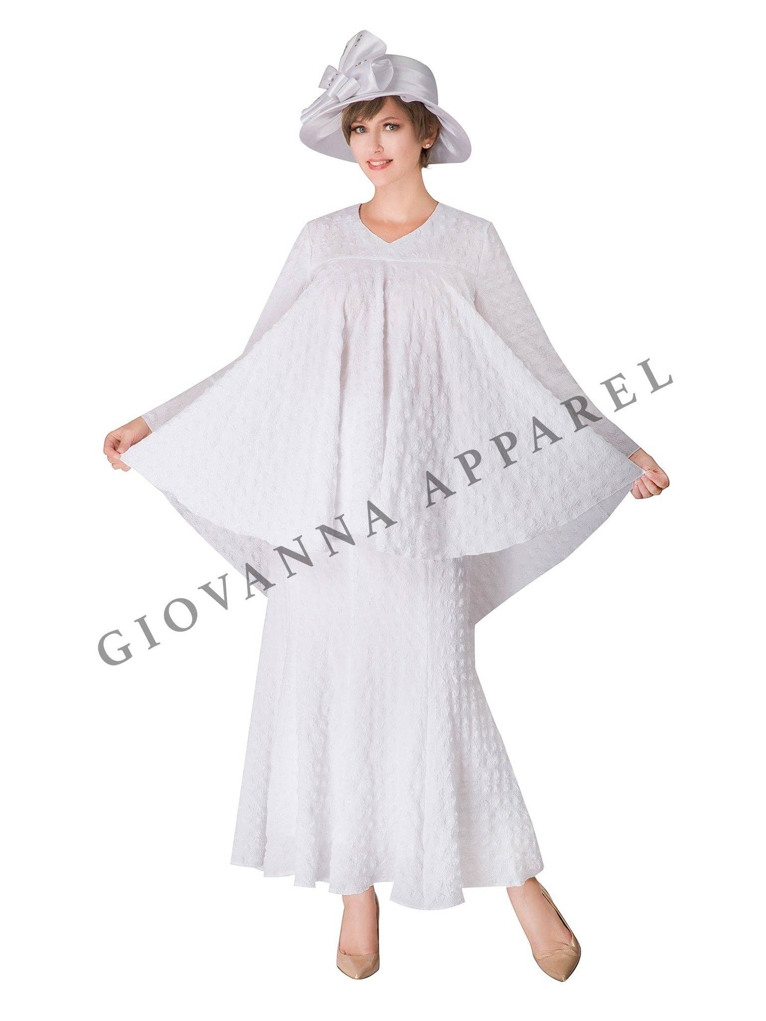 Giovanna - Vendita all'ingrosso Completo top e gonna - Donna - Set top e gonna svasati popcorn 2 pezzi7