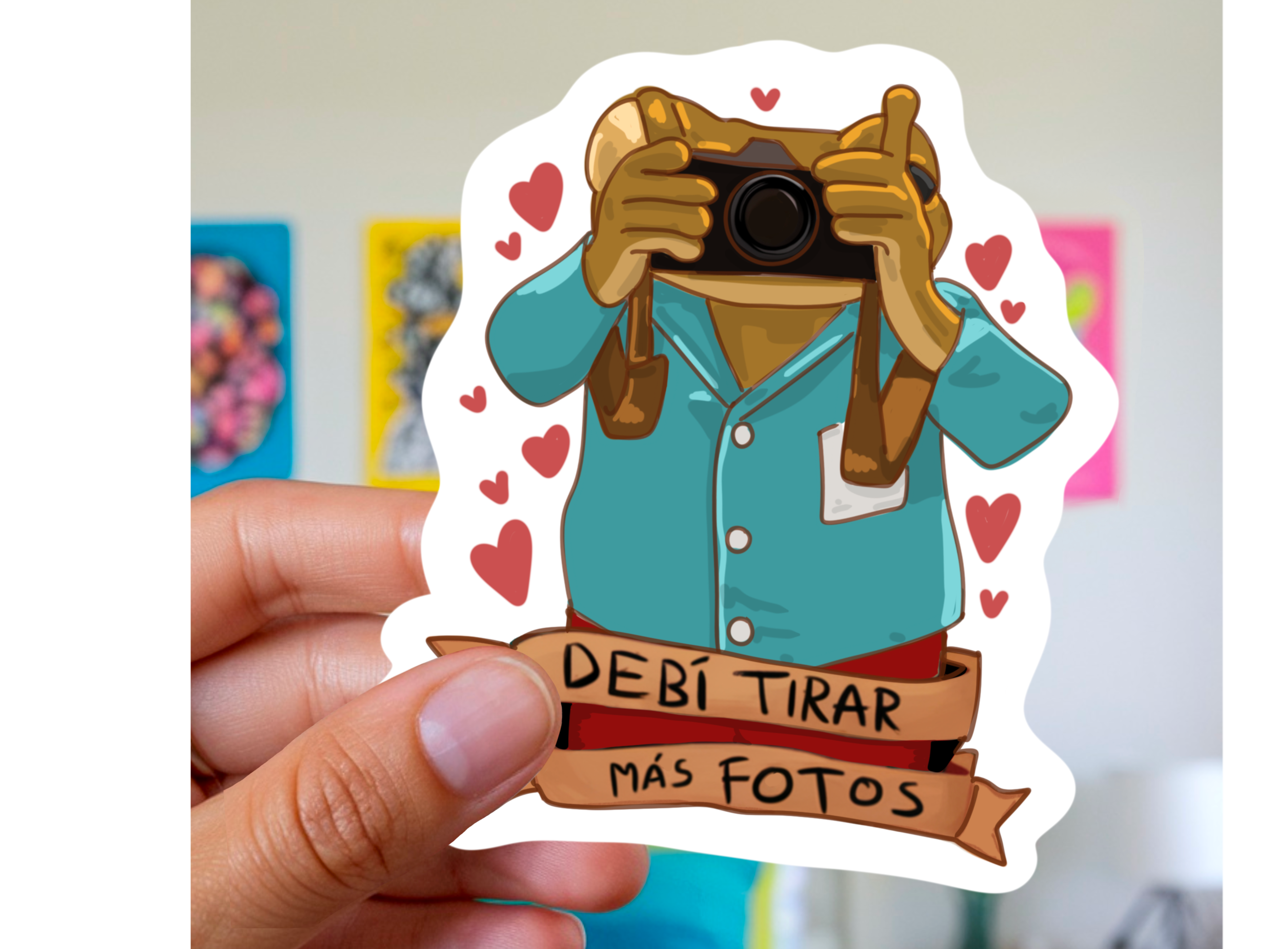 Cocollama Design - Wholesale Sticker - Concho the Frog Sticker - Bad Bunny Vinyl Decal sticker1