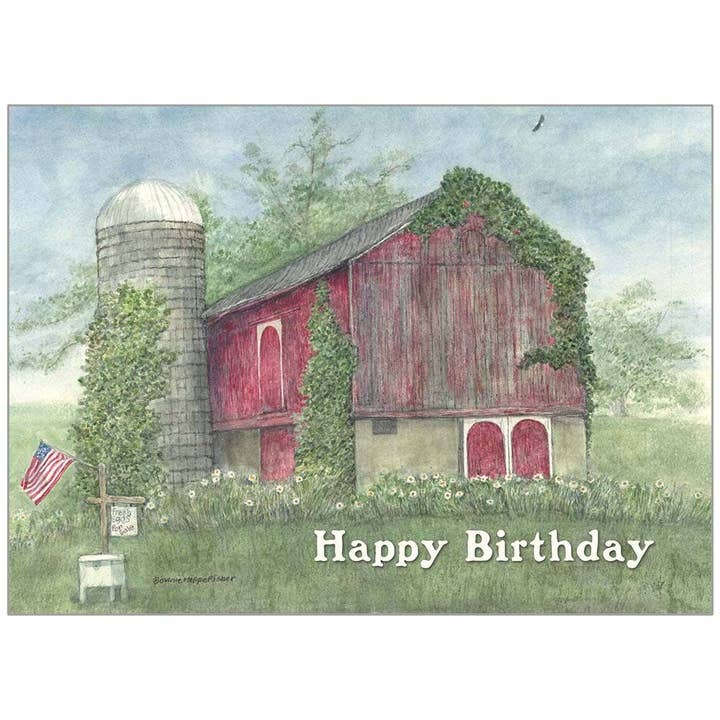 Michigan Barn - Birthday Card for wholesale by Legacy