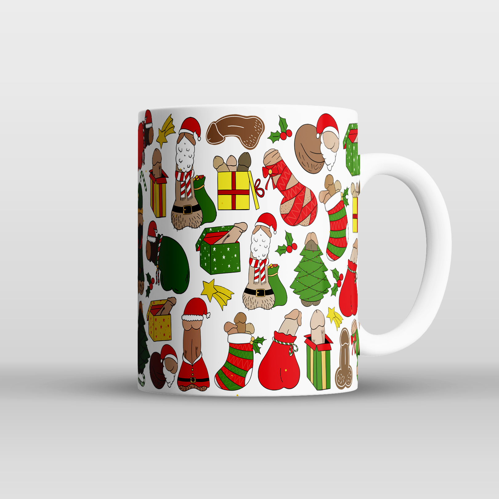 Risqué Gifts – Großhandel Kaffeebecher – Merry Dickmas Tasse1
