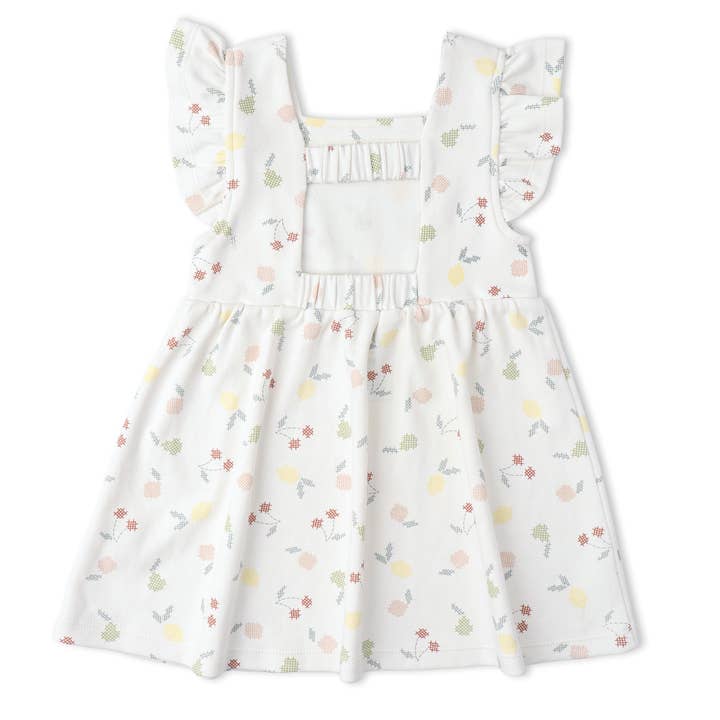 Makemake Organics - Wholesale Dress - Kids - Organic Cutout Back Dress - Orchard3
