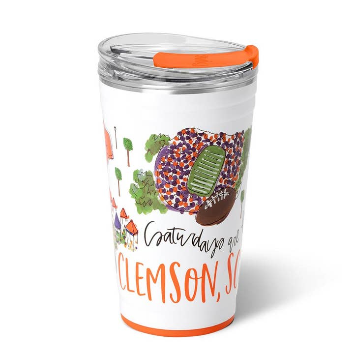 Saturdays in Clemson Party Cup (24oz) for wholesale by Swig Life