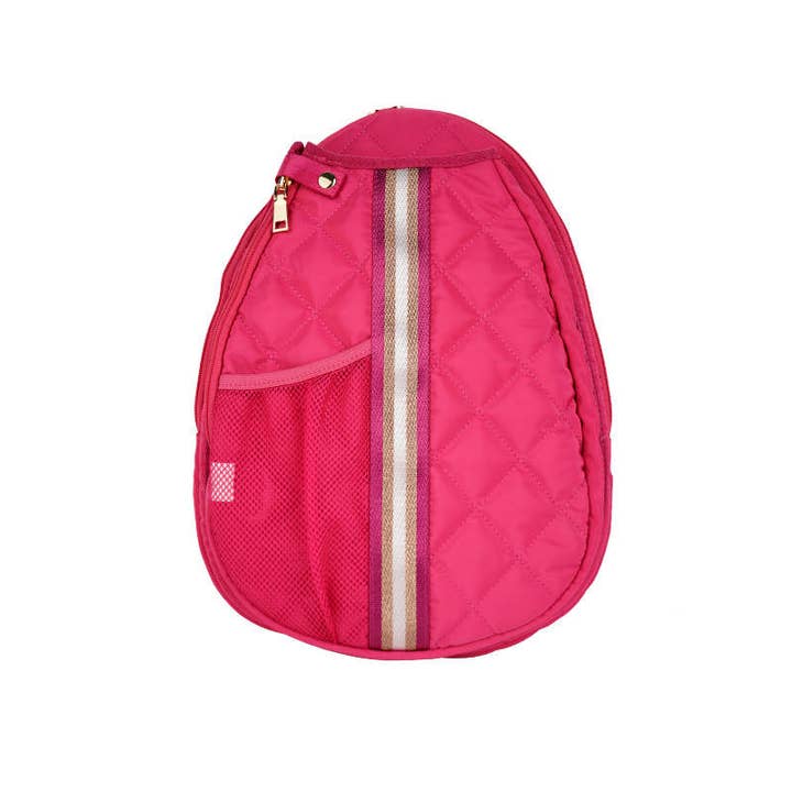 Lemonbella - Wholesale Sports Bag - Unisex - Lemonbella Berry Pink Pickleball Sling Bag CLOSEOUT SALE7