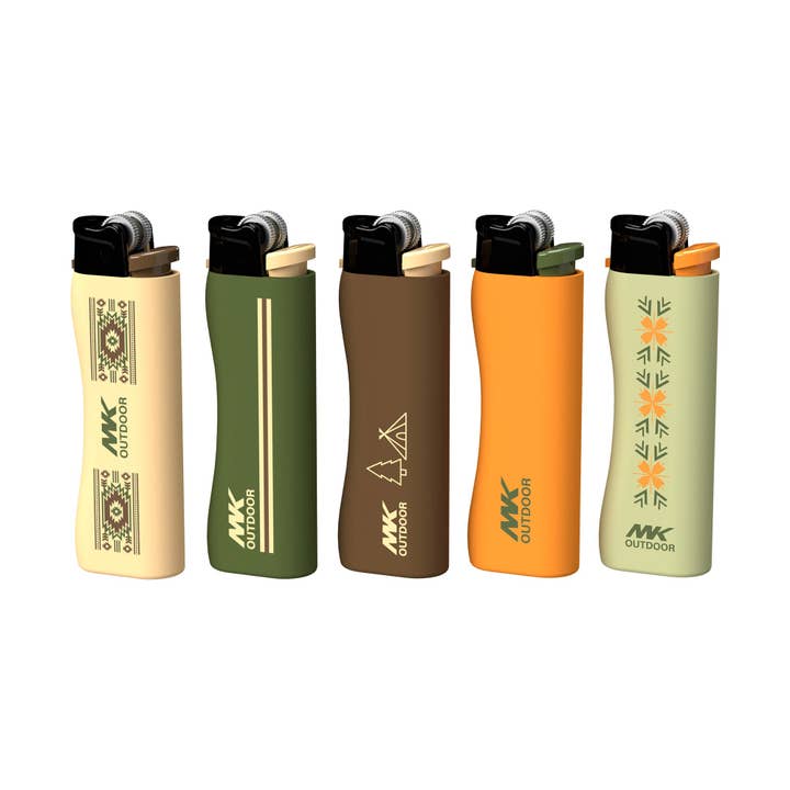 MK Lighter Company - Wholesale Lighter - Mk Lighter Outdoor Series, Eco Set, Regular Flame, Flint