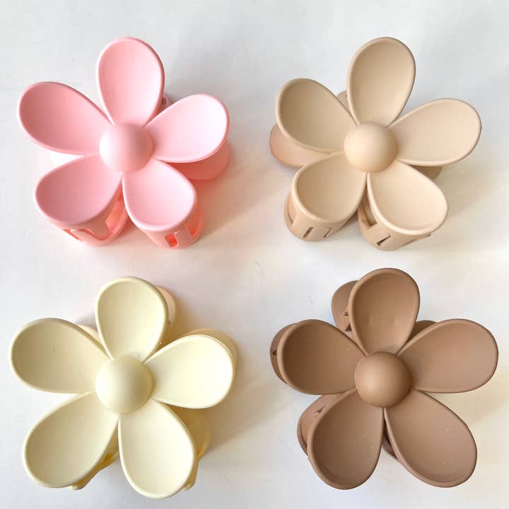 Frosting Company - Wholesale Hair Clip - Women's - Large Flower Hair Claw Clips