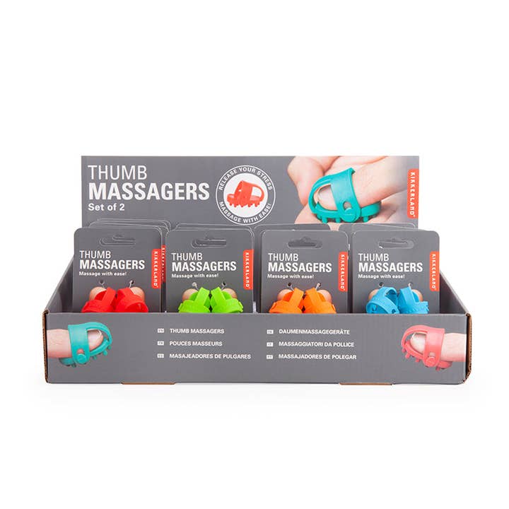Thumb Massagers for wholesale by Kikkerland Design Inc