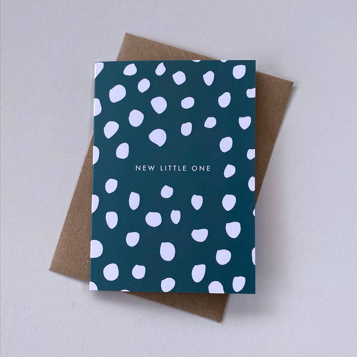 New Little One - Design-Led Baby Card for wholesale by May Bear designs