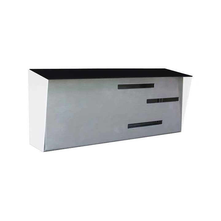 Modern Mailbox - Wholesale Mailbox - Modern Mailbox | Locking Mailbox - Black/White/Stainless