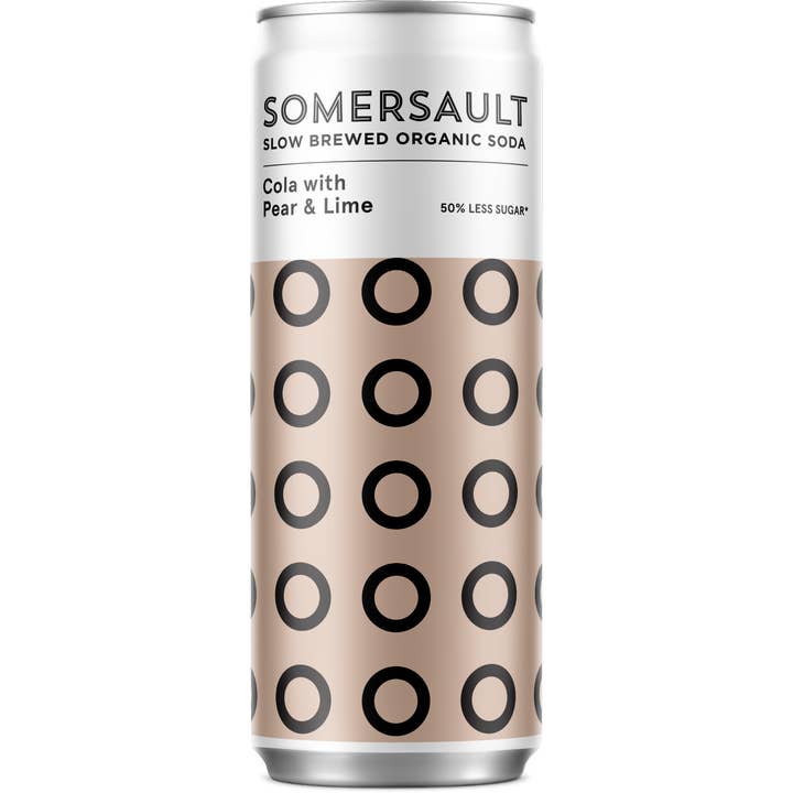 Nib and Noble - Wholesale Soda/Carbonated Drink - Somersault Organic Soda Cola, Pear & Lime