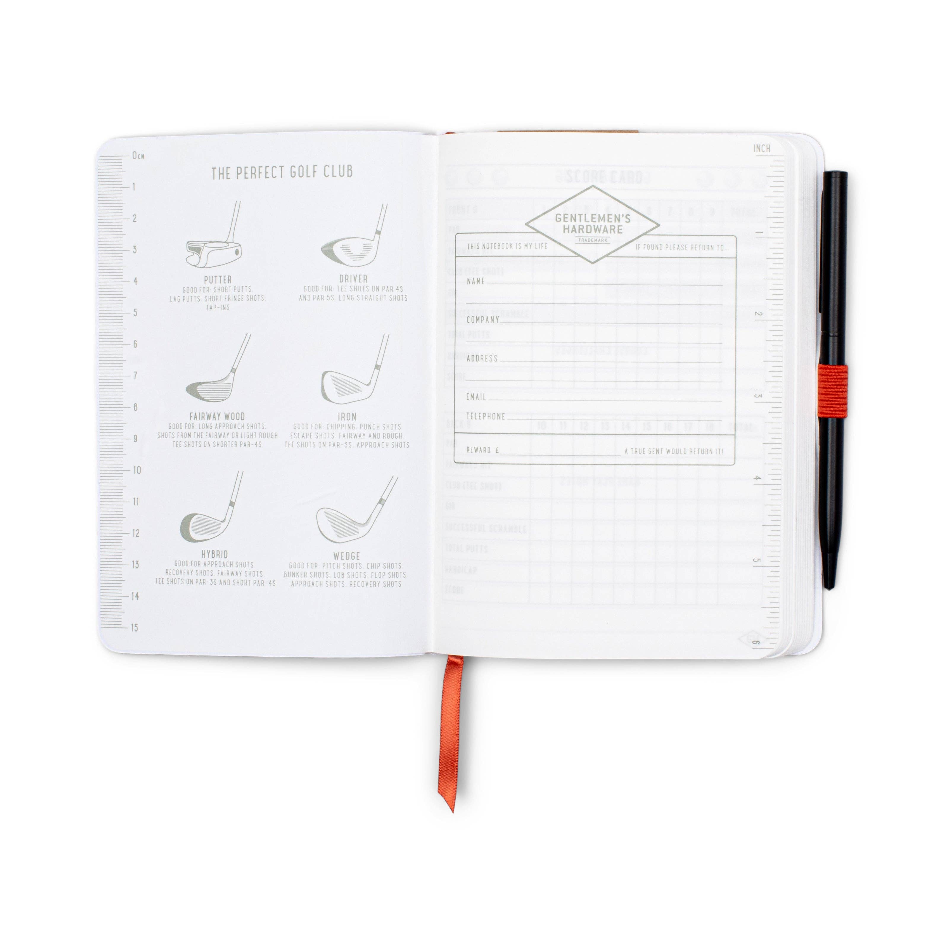 Designworks Collective – wholesale Notebook – Waterproof Golf Notebook2
