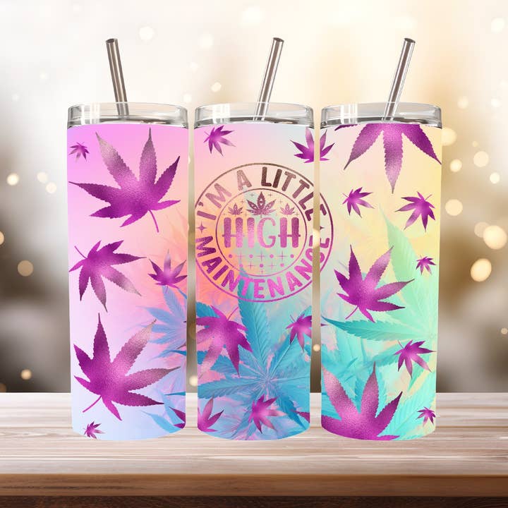 Bicchiere ad Alta Manutenzione, 20 oz. Acciaio Inossidabile per la vendita all'ingrosso da parte di Stencil Art Canada