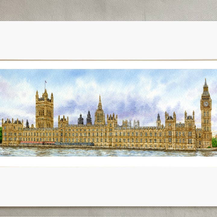 Houses of Parliament print for wholesale by Robinson Collection