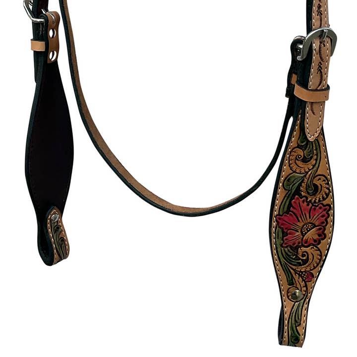HILASON - Wholesale Horseback Riding Gear - HILASON Western Horse Headstall Breast Collar Tack American Leather Tan | Set for Horses3