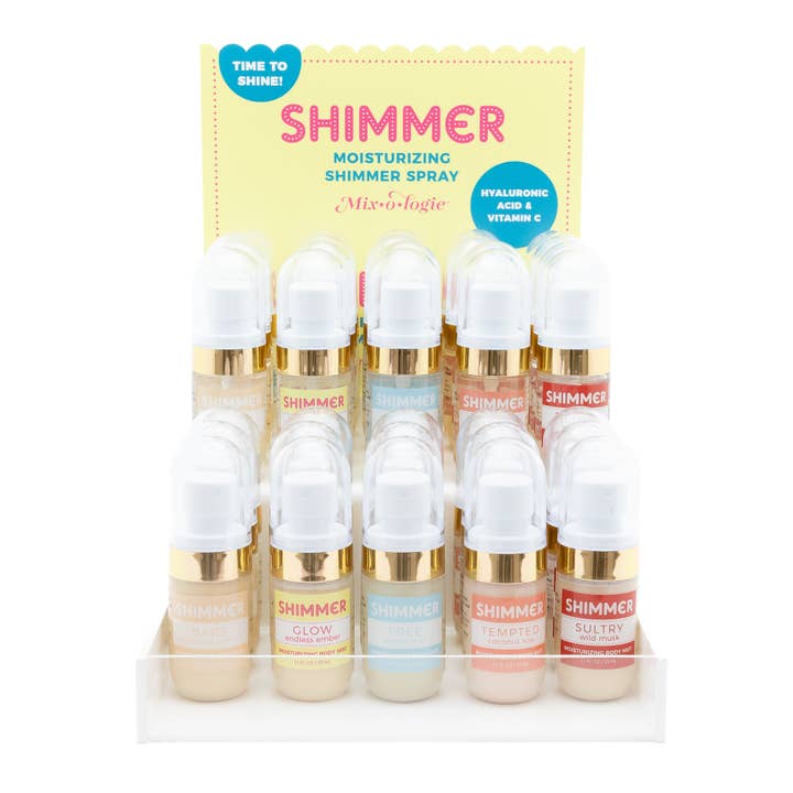 Mixologie - Vente Brume/eau visage et corps - Brume Scintillante pour le Corps Pré-Pack1