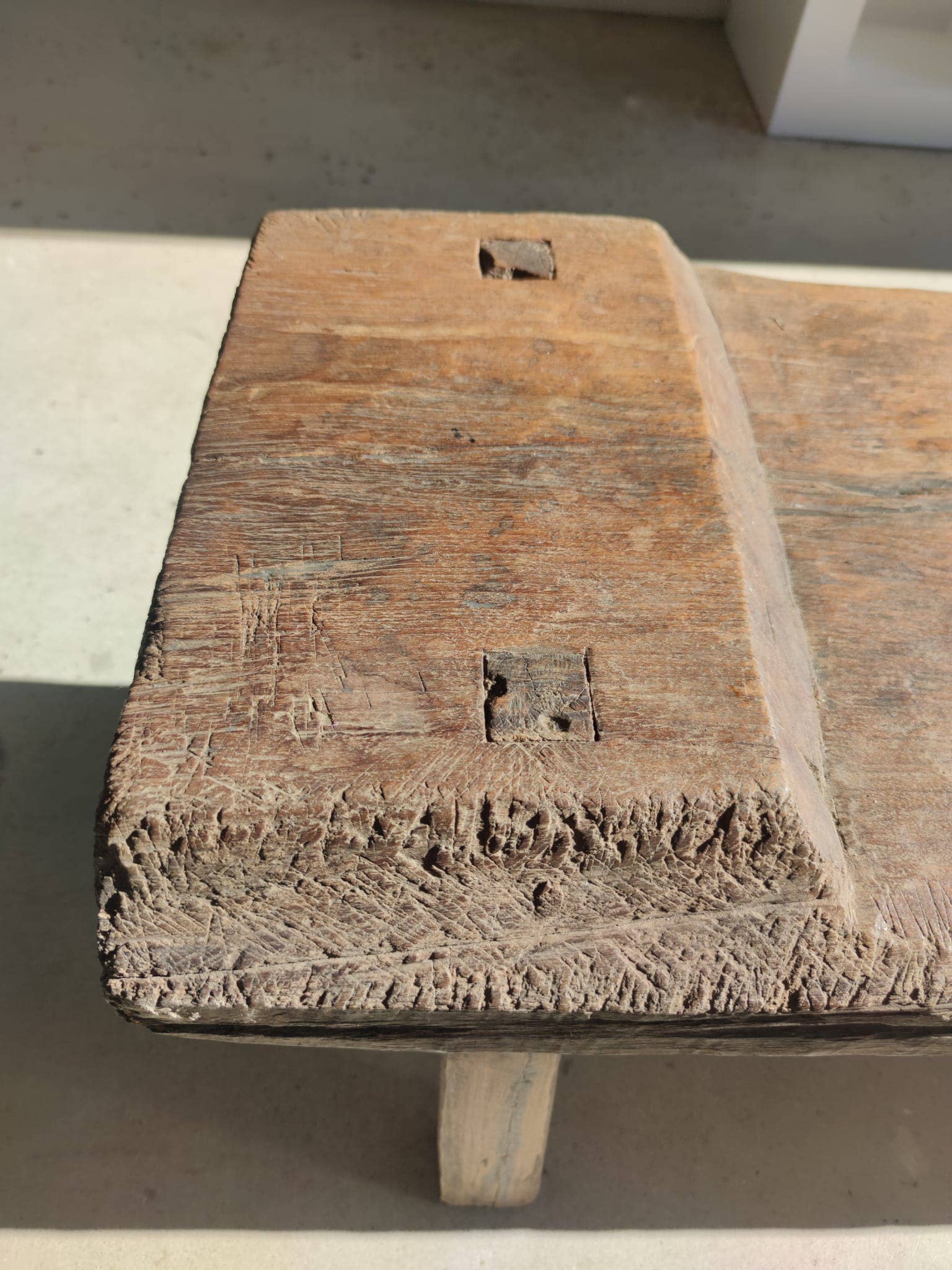 Office Objets - Wholesale Bench - Very large antique teak bench H:50cm L:2m0652