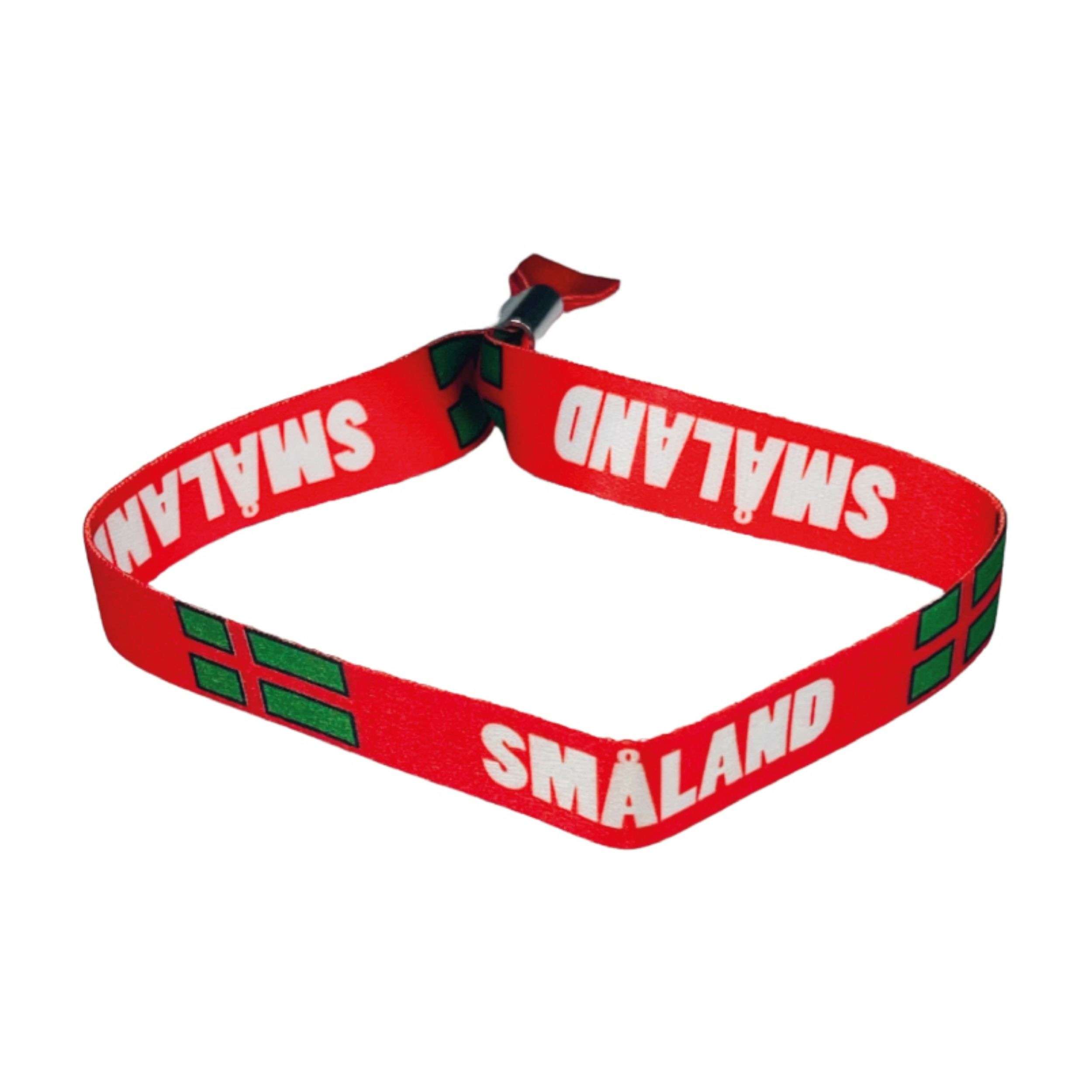 Astur Pins - Wholesale Woven/Braided Bracelet - Bracelet - Flag of Småland - Sweden - P21070