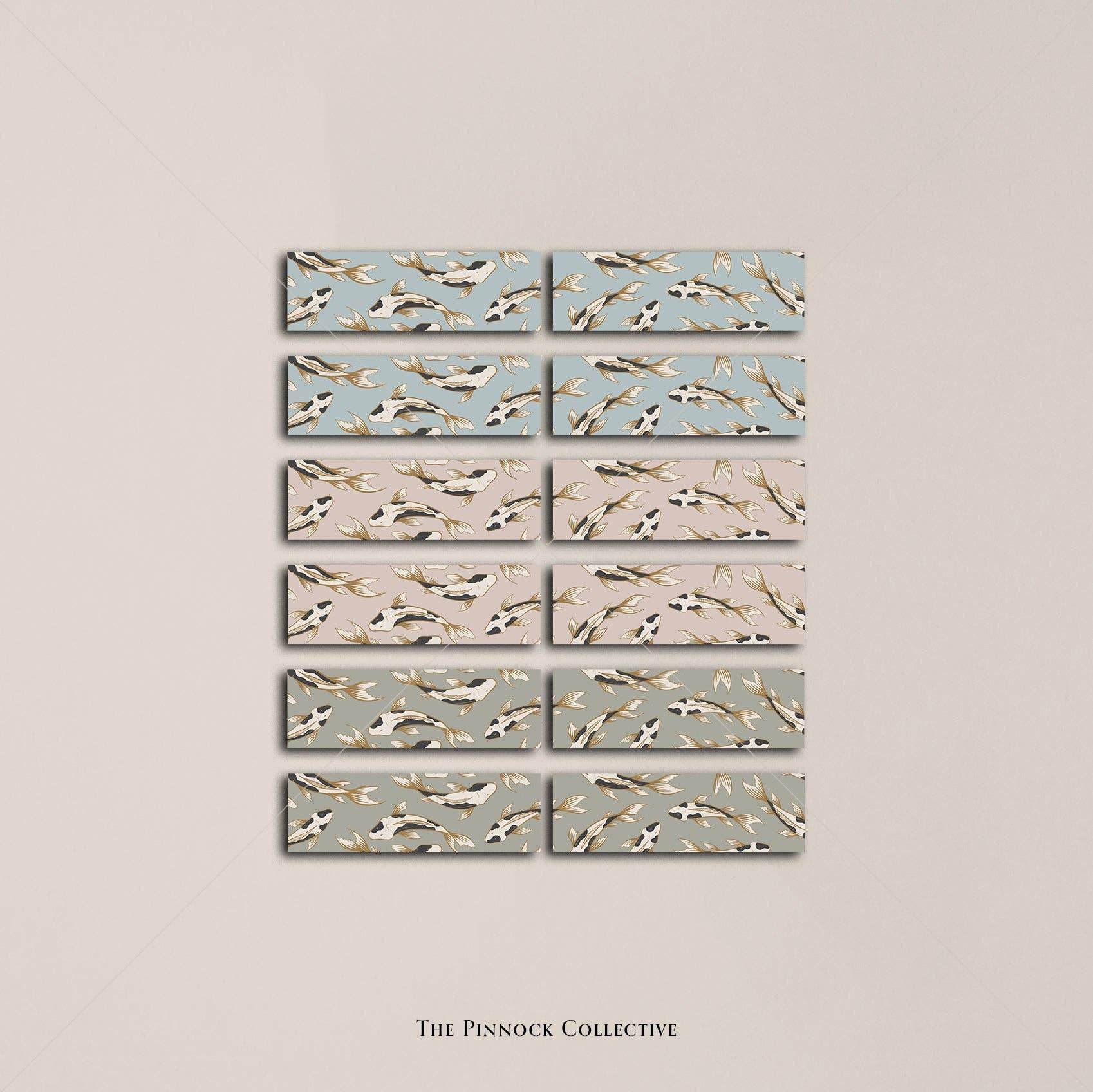 The Pinnock Collective (Duty Paid) – wholesale Sticker – Koi Fish Tape Sticker Sheet3