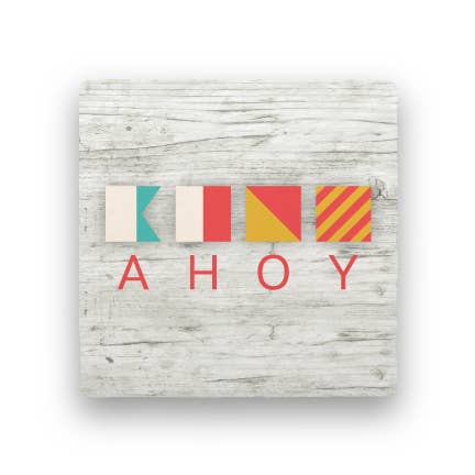 Paisley & Parsley - Wholesale Coasters - Ahoy - Marble Coaster