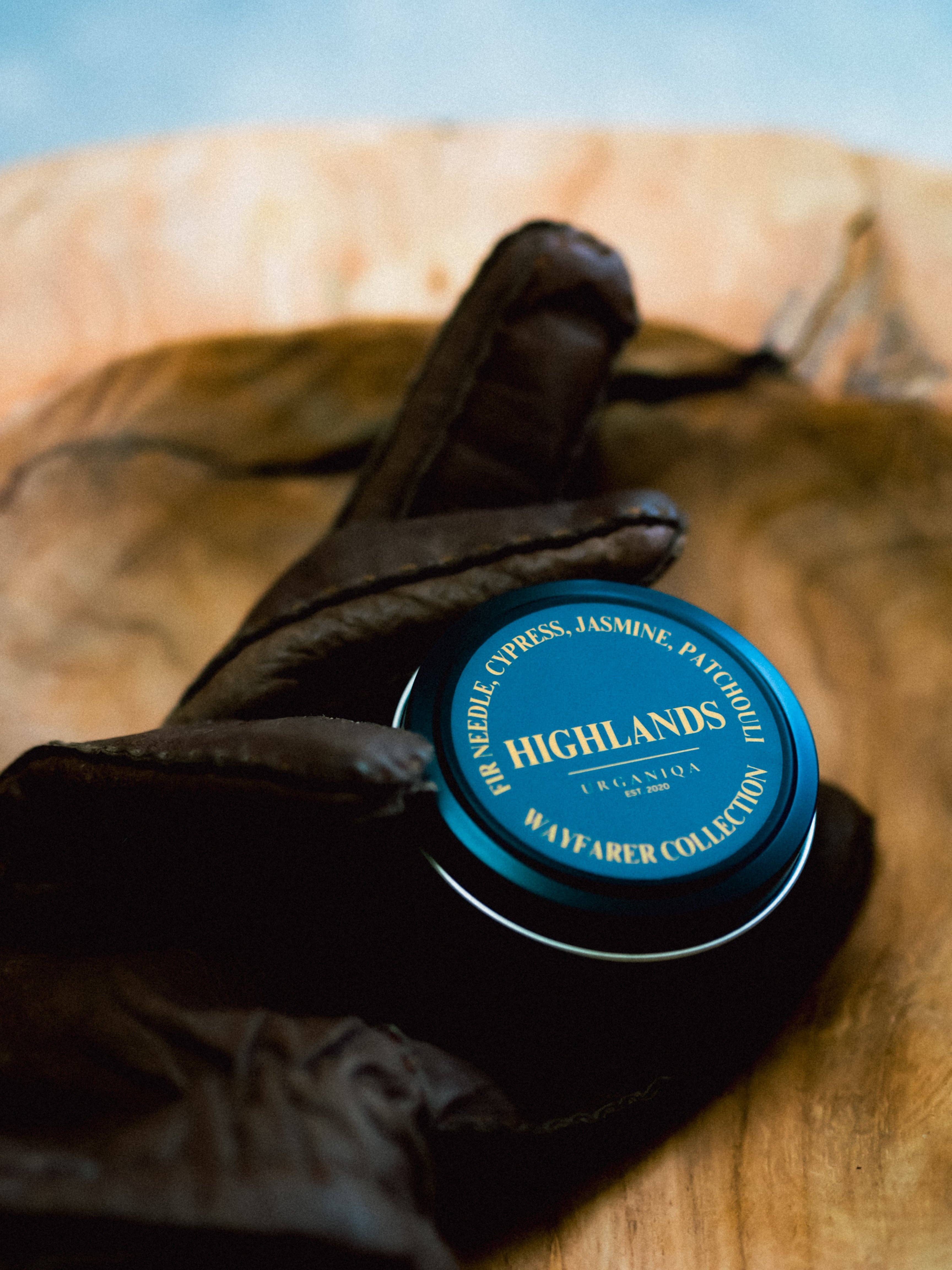 Urganiqa - Wholesale Travel candles - Highlands Soy Candle Travel Tin | Wayfarer Collection