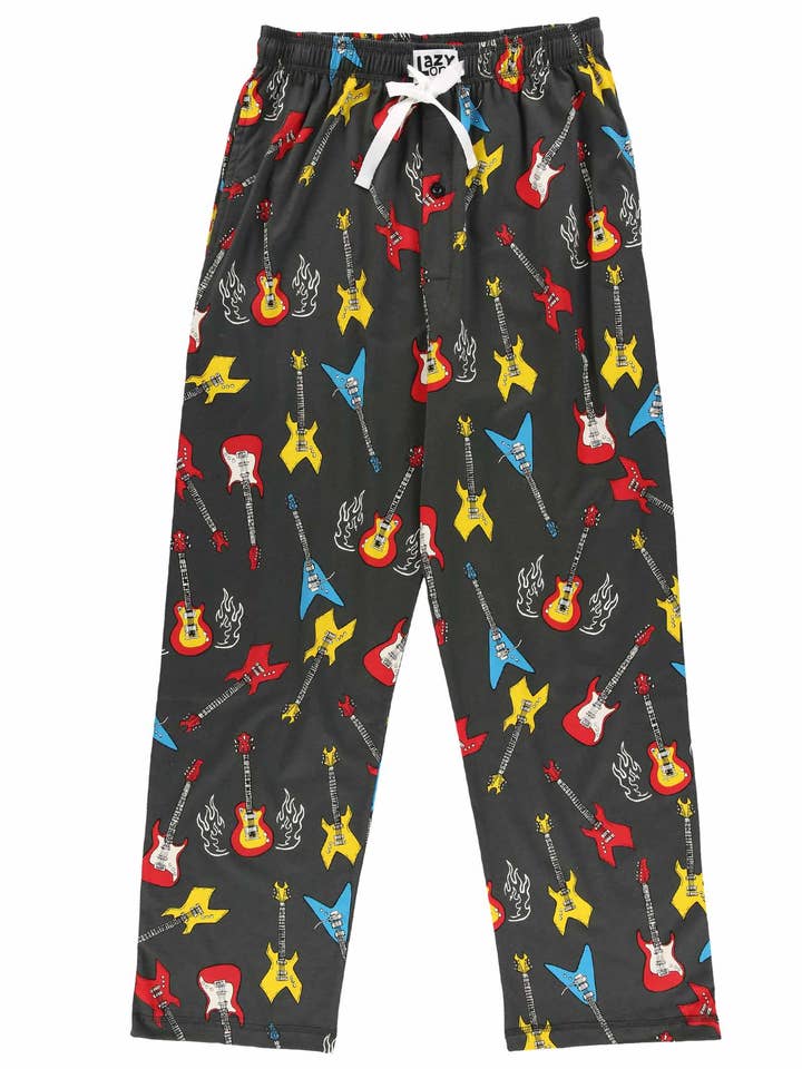 Guitar Men's PJ Pants for wholesale by Lazy One