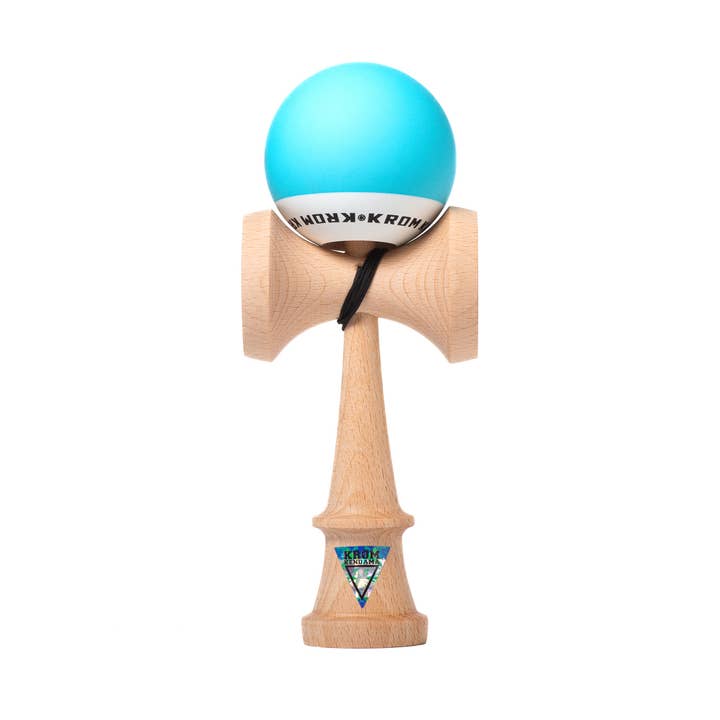 KROM KENDAMA - Wholesale Wood Toy - Kids - KROM · POP RUBBER SKY BLUE · KENDAMA0