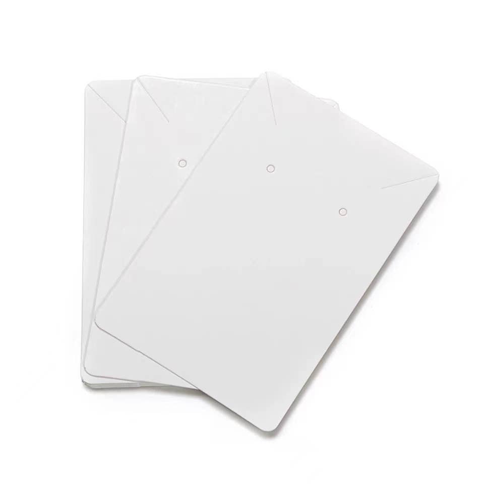 Zakka - Wholesale Jewelry Stand & Display - 200pcs Matte Paper Earring Necklace Pendant Card Display3