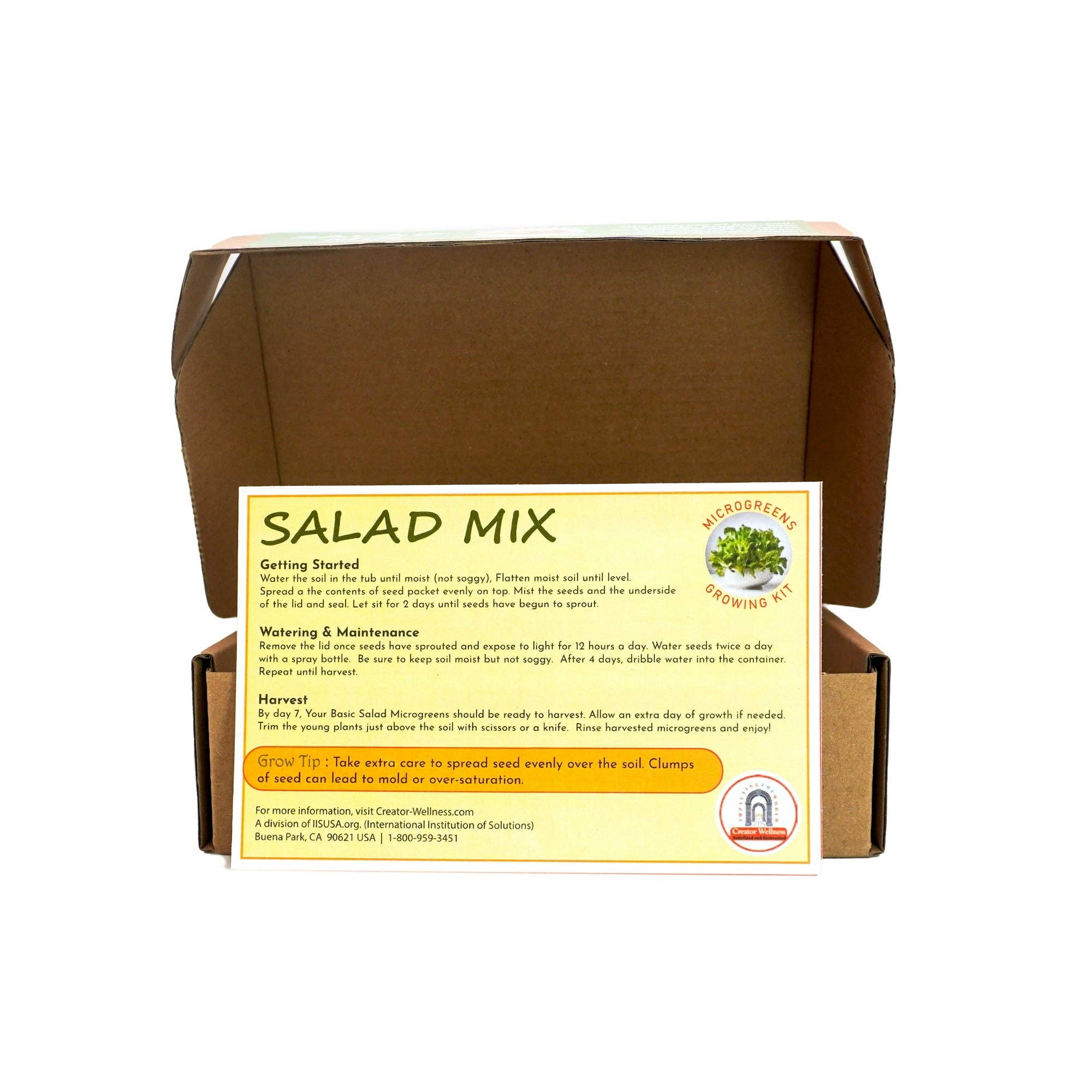 Creator Wellness - Wholesale Plant Seeds - Salad Mix Microgreens Growing Kit by Creator Wellness, Perfect for Salads4