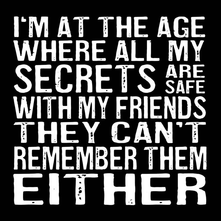 Coasters or Magnets - Bold Line - I'm At the Age for wholesale by Cedar Mountain Studios