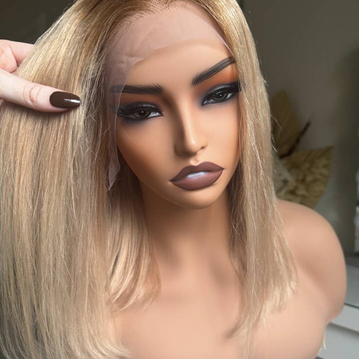 Milk & Honey - Wholesale Hair Extensions - Tammy Blonde Human Hair Lace Front Wig **Ready To Ship**