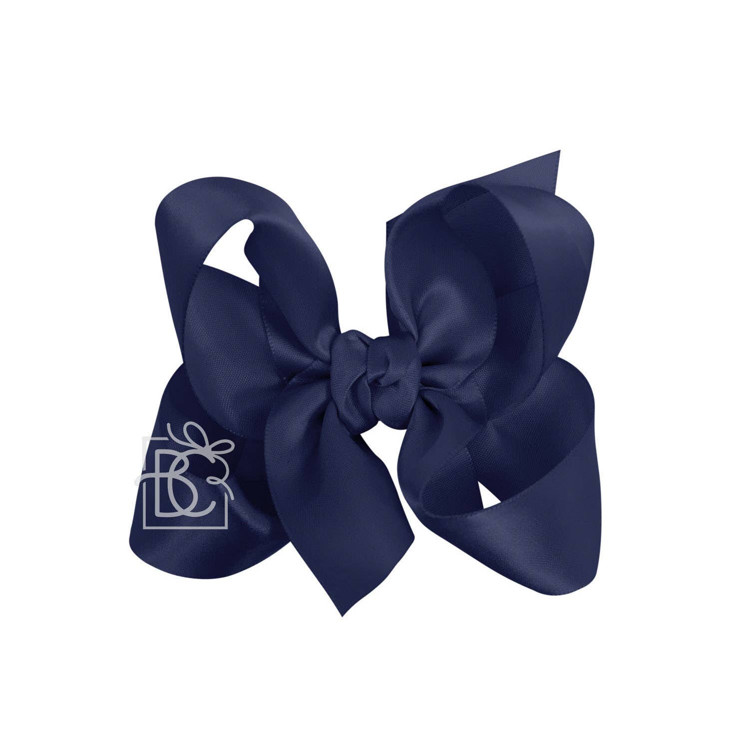 Beyond Creations, LLC - Wholesale Hair Bow - Kids - SATIN BOW ON CLIP267