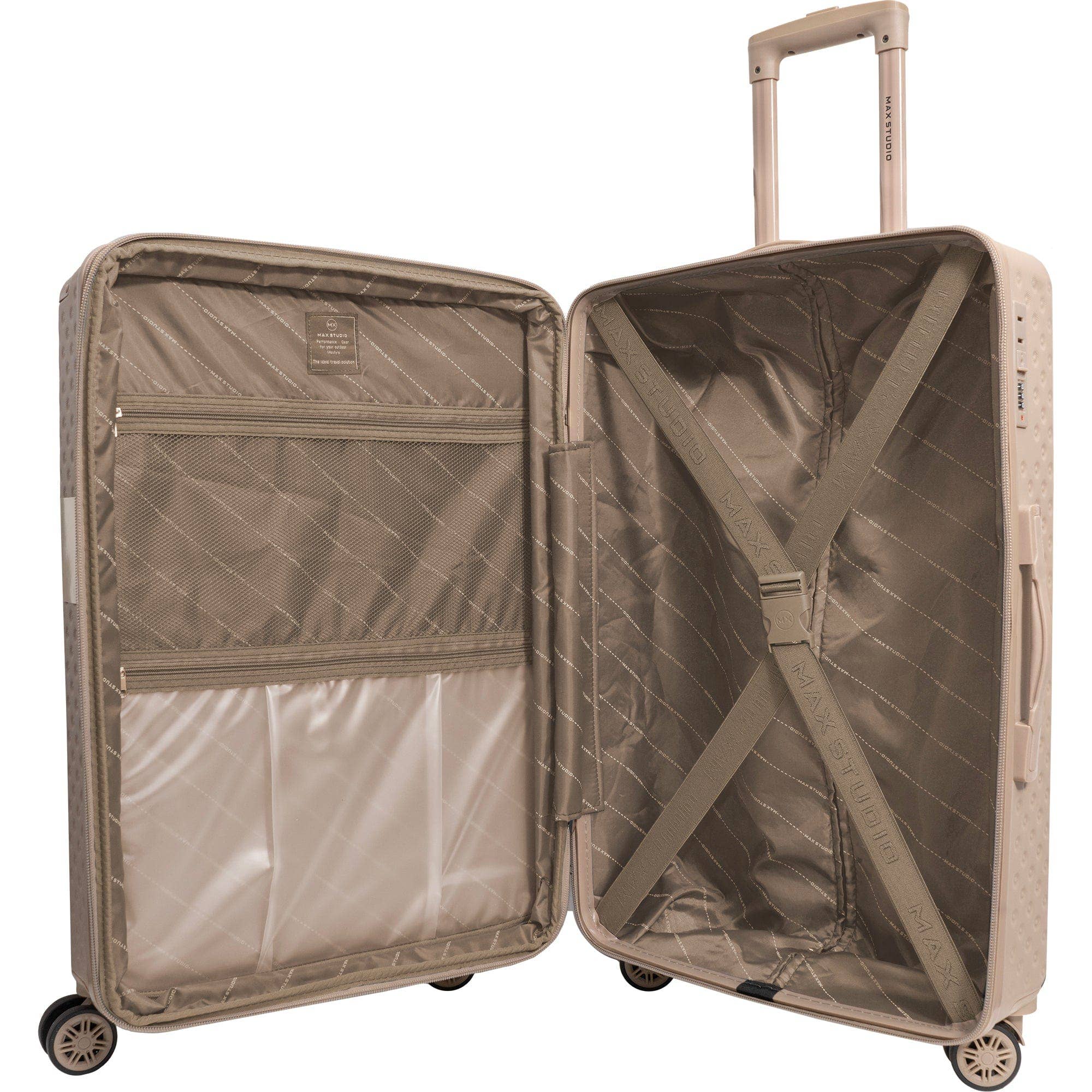 Magid - Wholesale Luggage - Max Studio Tonal Tufted ABS 2-Piece Hard-Sided Luggage Set49